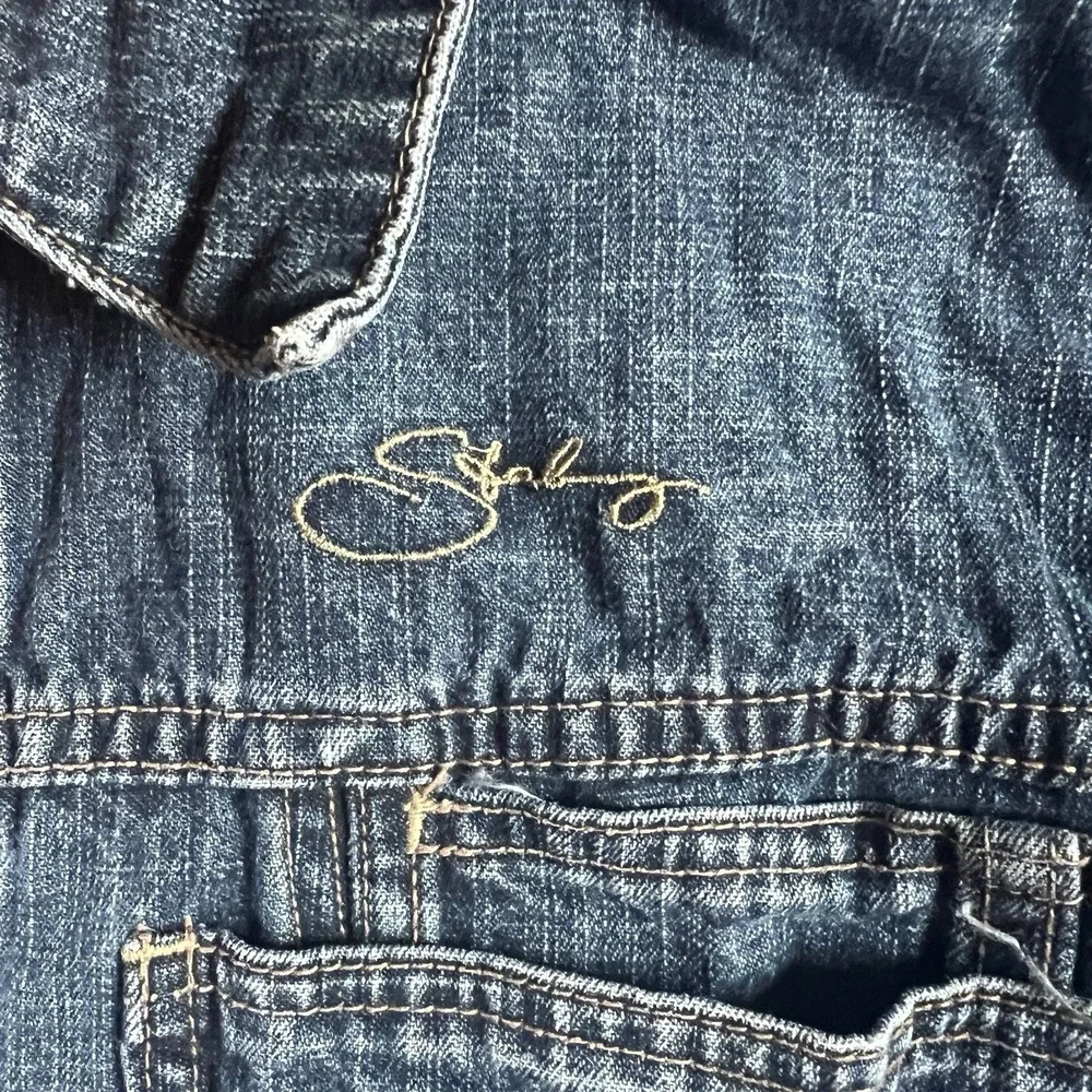 STARBURY By Stephon Marbury denim trucker jean jacket‎ XL y2k hip hop urban READ